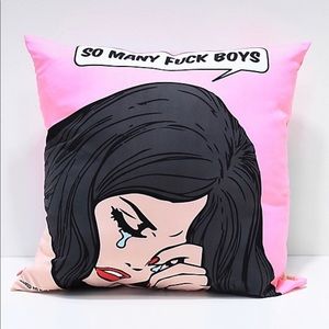 Married to the Mob MTTM “So Many F**k Boys” pillow